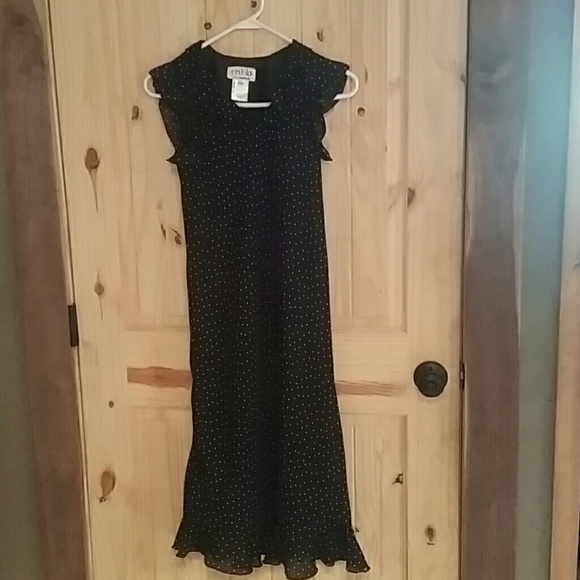 Black with white pokadot Dress - Picture 2 of 3